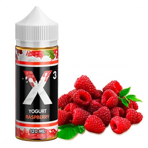 X-3 Yoghurt Raspberry 120 ml