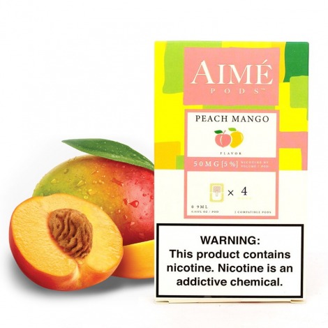 Aime Pods for Juul Peach Mango 50 mg x4