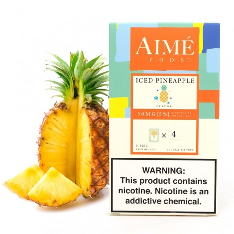 Aime Pods for Juul Iced Pineapple 50 mg x4